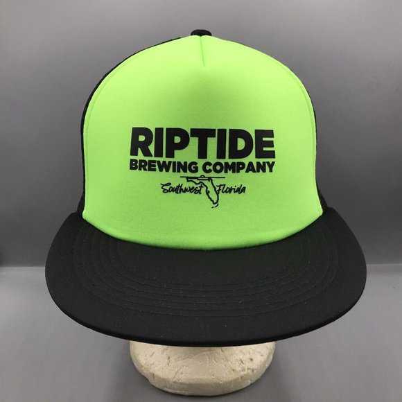 RIPTIDE Brewing Company Trucker Hat Cap Mesh Back Adjustable SW Florida NEW - Picture 1 of 6